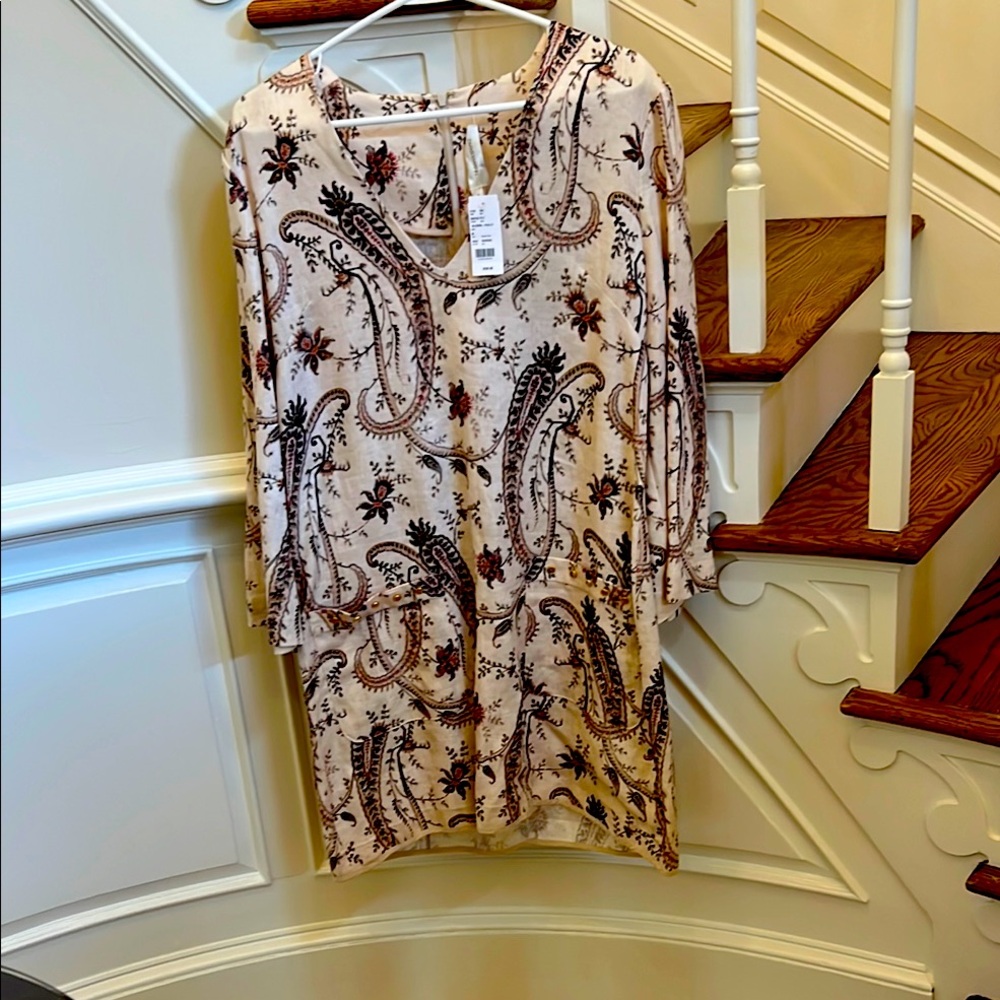 Zimmermann Floral Dress in Cream and Black